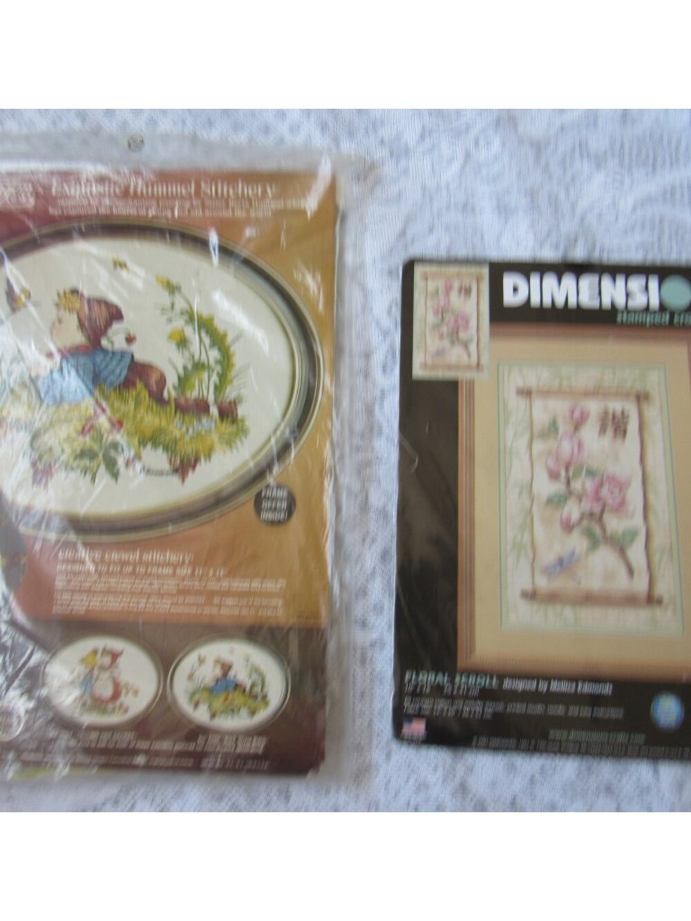 Set 2 of stitchery kits, Paragon craft & Bucilla stitchery, new , not used
